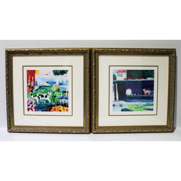 2 MIKE SMITH LTD. ED. SIGNED FRAMED PRINTS