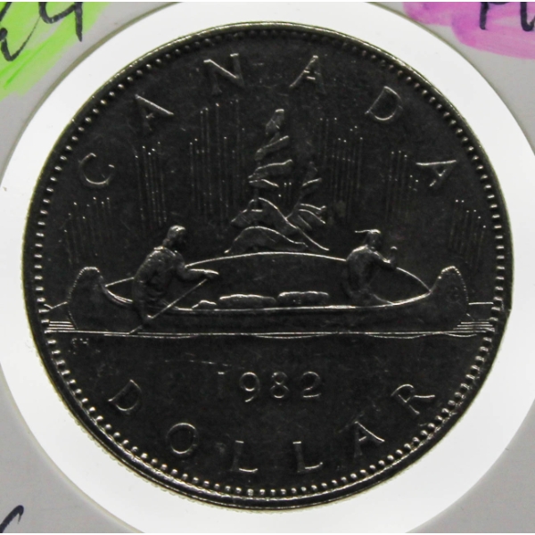 1982 CANADIAN VOYAGEUR DOLLAR