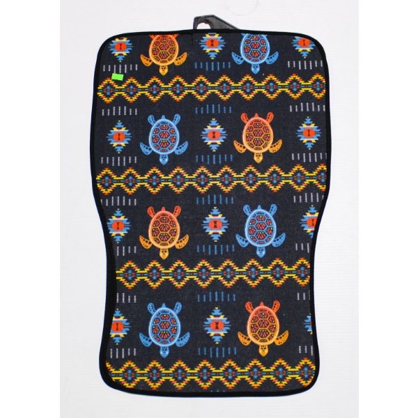 NEW 2PC NU TRENDZ UNIVERSAL CAR FLOOR MATS - TURTLES