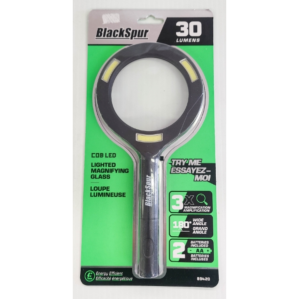 BLACKSPUR LED MAGNIFYING GLASS