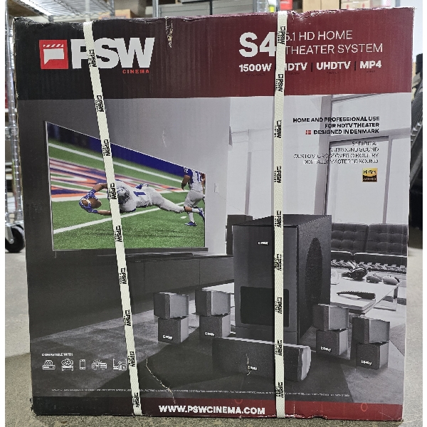 PSW CINEMA S4 5.1 HD HOME THEATER SYSTEM 1500W