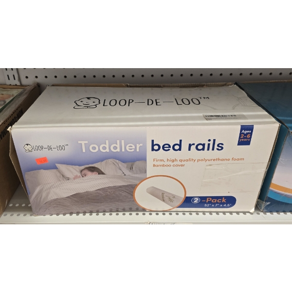 LOOP-DE-LOO TODDLER BED RAILS - 2 PACK
