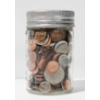 Image 1 : VINTAGE JAR WITH ESTATE COIN COLLECTION