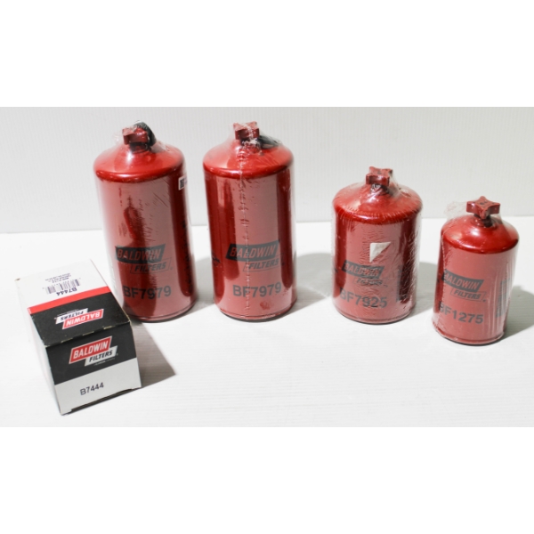 5 NEW BALDWIN FILTERS - BF7979 - BF1275 - BF7925 & B7444
