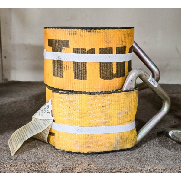 2 NEW KINEDYNE 5400LBS/2450KGS 4" DELTA WING WINCH STRAP