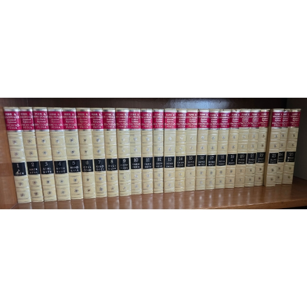 FUNK & WAGNALLS 25 BOOK ENCYCLOPEDIA SET