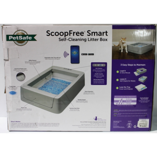 SCOOPFREE SMART SELF-CLEANING CAT LITTER BOX