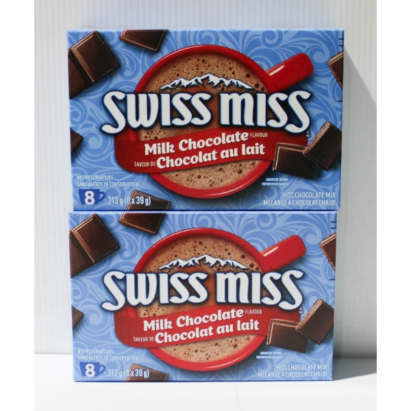 2 X 8PK SWISS MISS HOT CHOCOLATE MIX 