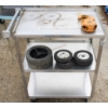Image 1 : ROLLING METAL CART & CONTENTS