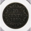 Image 1 : 1890 NEWFOUNDLAND SILVER 10 CENT COIN