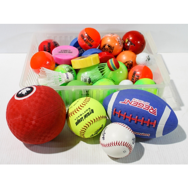 NEW ASST. PUCKS & SPORT BALLS