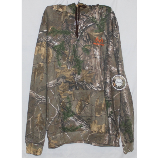 NEW MEN'S REALTREE CAMO HOODIE - SIZE L