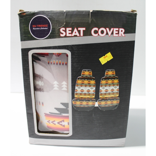 2 NEW NU TRENDZ SOUTHWESTERN DESIGN FRONT CAR SEAT COVER