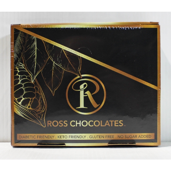 CASE OF ROSS CHOCOLATES DIABETIC FRIENDLY, 12 BARS