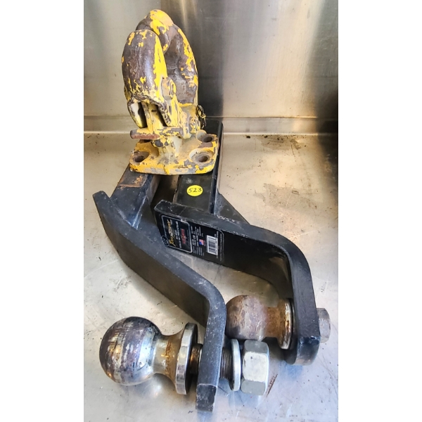 2 DROP TRAILER HITCH & 1 PINTO HITCH