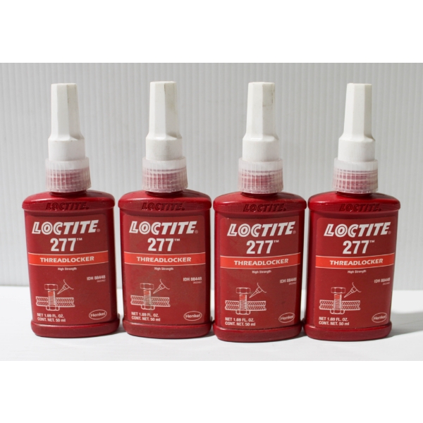 4 X 50ML LOCTITE 277 THREADLOCKER - HIGH STRENGTH