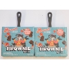 Image 1 : 2 NEW THE RACCOON'S BROWNIE MIX W/ 6.3" CAST IRON SKILLET