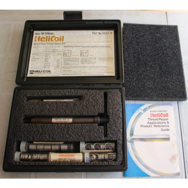 HELICOIL SPARK PLUG THREAD REPAIR KIT - COMPLETE