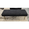Image 1 : FABRIC TOP LEG REST / DOUBLE SEATER BENCH