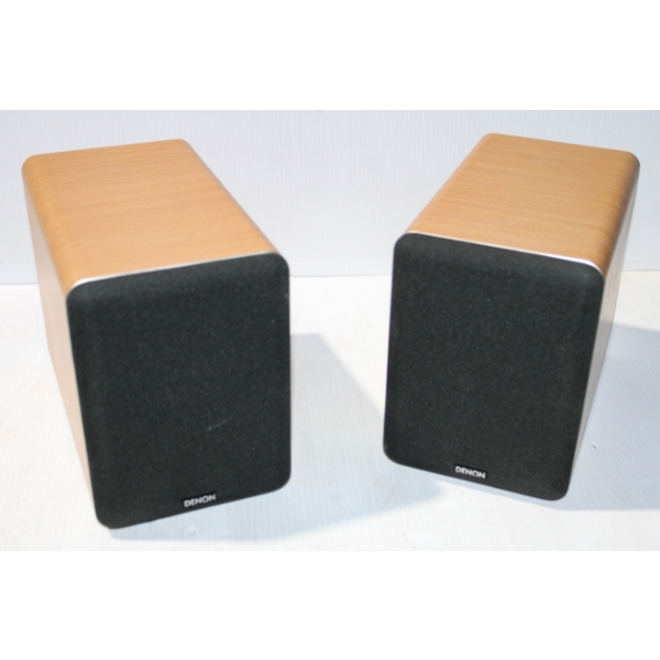 PAIR OF DENON SC-M53 TWO-WAY BOOKSHELF SPEAKERS