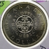 Image 1 : '64 CANADA SILVER CHARLOTTETOWN QUEBEC $1 COIN