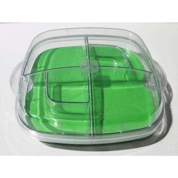 12" X 12" PAMPERED CHEF DEVIL EGG COOL N SERVE TRAY