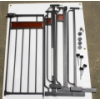 Image 1 : REGALO EXTRA TALL WALK THROUGH SAFETY GATE - BLK