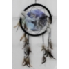 Image 1 : NEW HOLOGRAPHIC WOLF DREAMCATCHER - SIZE 13" RING X 30" L