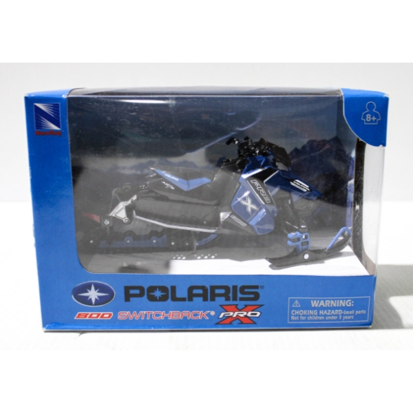 NEW POLARIS 800 SWITCHBACK DIECAST SNOWMOBILE  - 1:16 SCALE