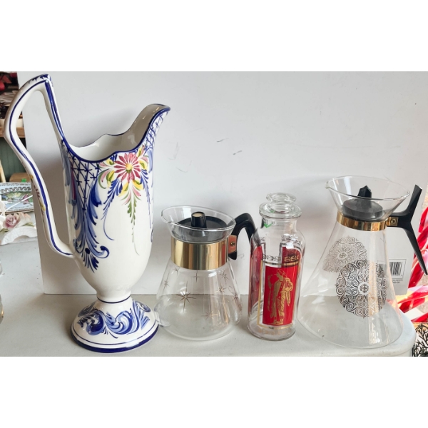 VINTAGE CARAFE- WATER PITCHER ETC.