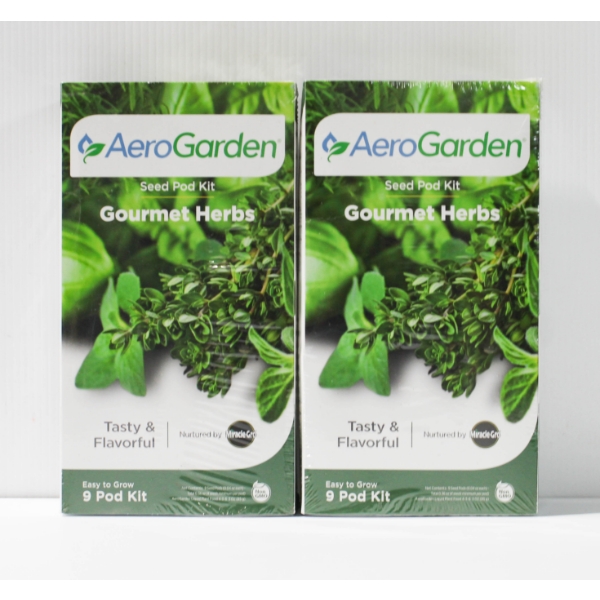 2 X 9 POD AERO GARDEN SEED POD KIT - GOURMET HERBS