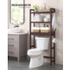 Image 1 : SONGMICS OVER THE TOILET BATHROOM ORGANIZER - BROWN
