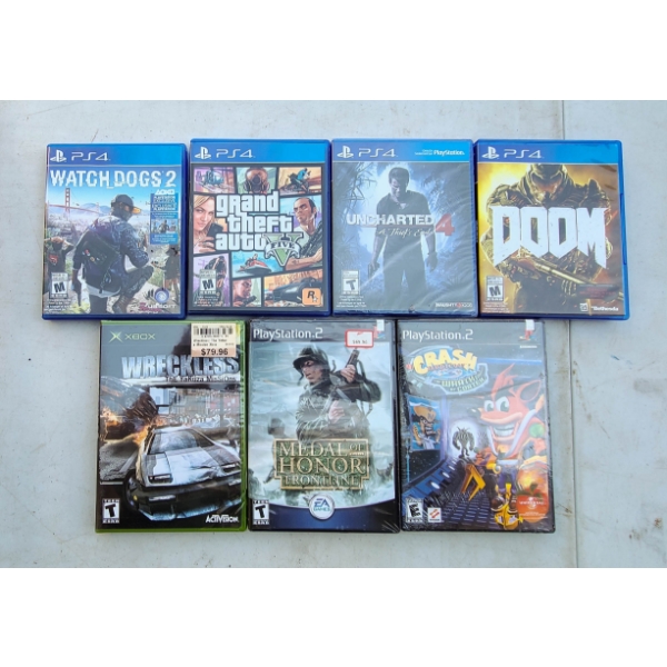 NEW & PLAYED PS2 GAMES