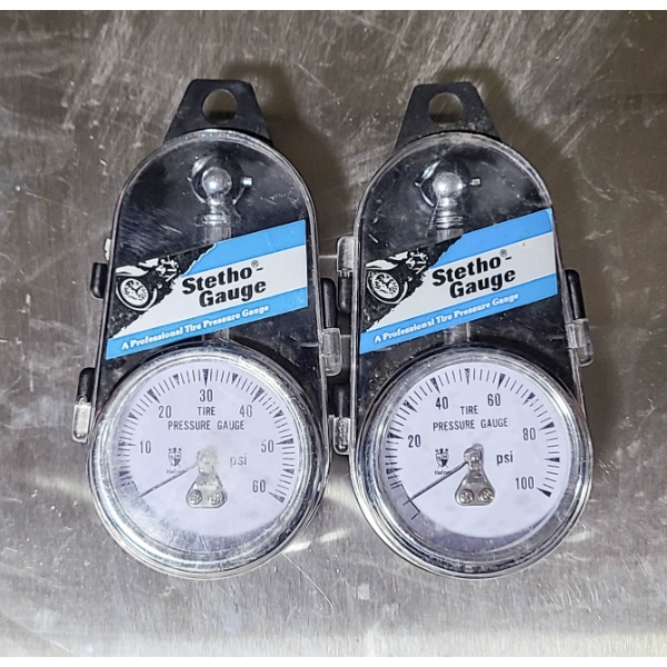 2 STETHO TIRE PRESSURE GAUGE