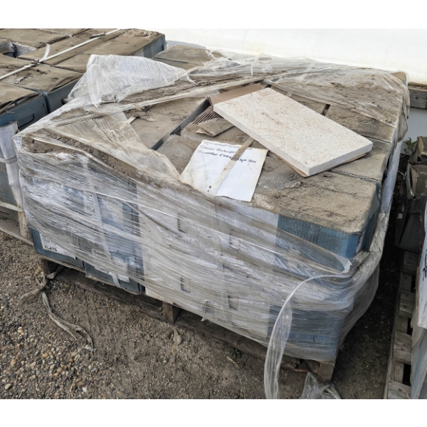 PALLET OF HIGH END DECORATIVE FLAT STONES FOR WALLS
