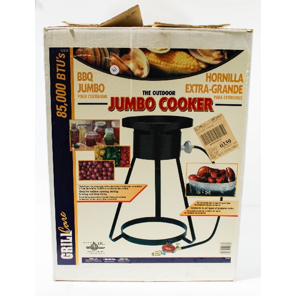 JUMBO OUTDOOR COOKER - LIQUID PROPANE FUELED