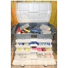 Image 1 : TACKLE BOX W/ ELECTRICAL HARDWARE & TOOLS
