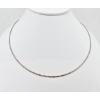 Image 1 : 10K WHITE GOLD 20" NECKLACE