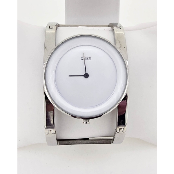 STORM LADIES SILVER TONE DECORATIVE WATCH