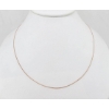 Image 1 : 10K ROSE GOLD 18" NECKLACE