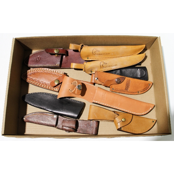 ASST. LEATHER KNIFE SHEATHS