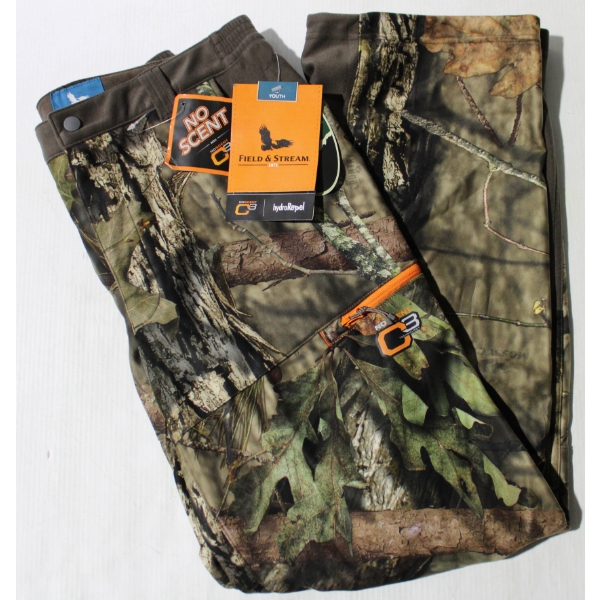 NEW FIELD & STREAM YOUTH CAMO PANTS - SIZE XL - MOSSY OAK