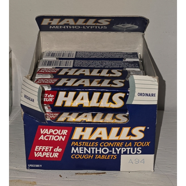 14 HALLS TUBES