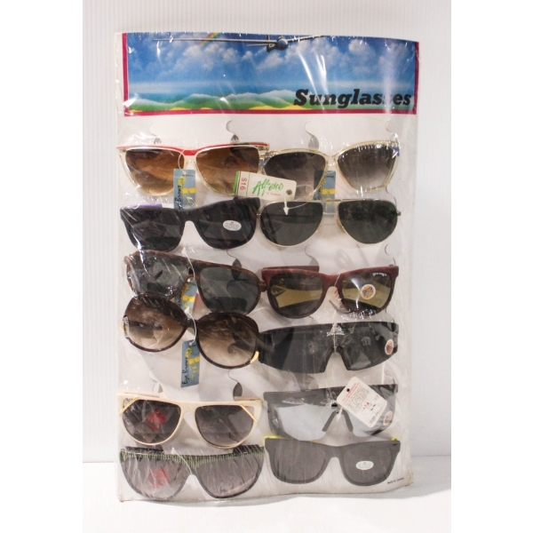 12 NEW DESIGNER SUNGLASSES 