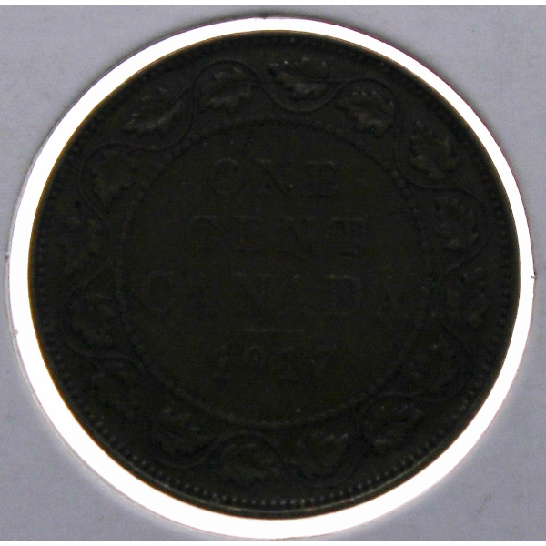 1917 KING GEORGE V CANADA LARGE PENNY
