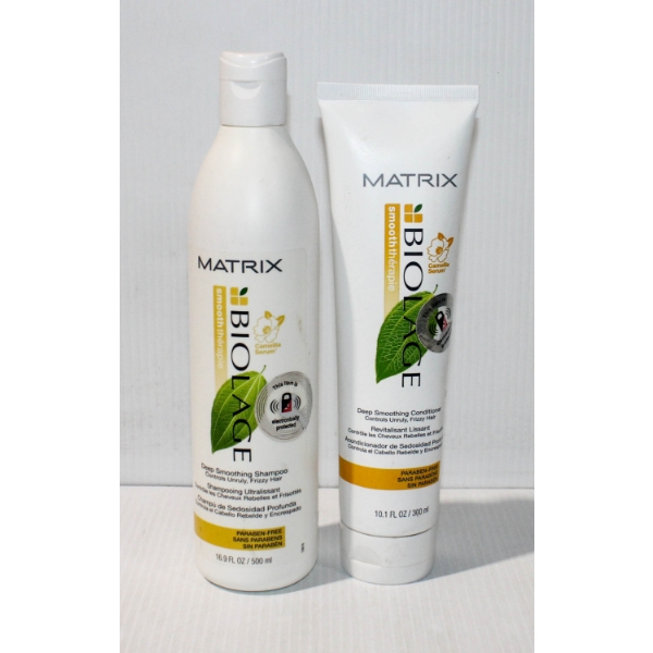 MATRIX HAIR PROD. - DEEP SMOOTHING SHAMPOO & CONDITIONER