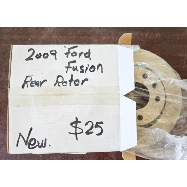 NEW REAR ROTOR FOR 2009 FORD FUSION