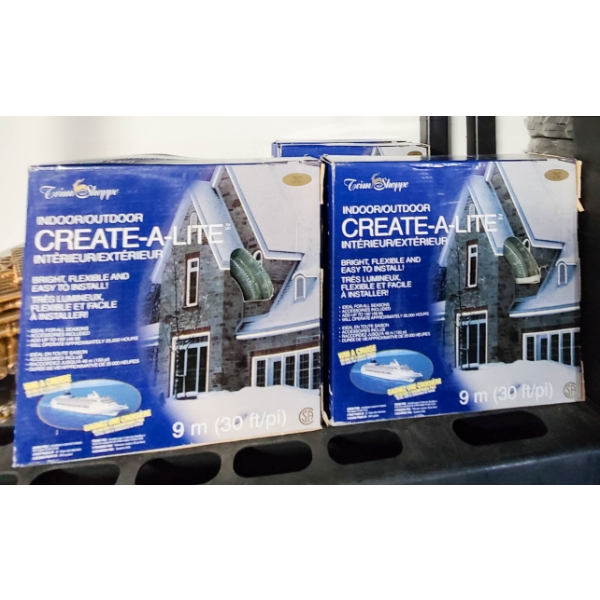 2 X 30FT NEW CREATE-A-LITE INDOOR/OUTDOOR ROPE LIGHTS