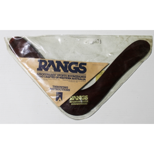 NEW RANGS HUMMINGBIRD AERODYMANIC SPORTS BOOMERANG