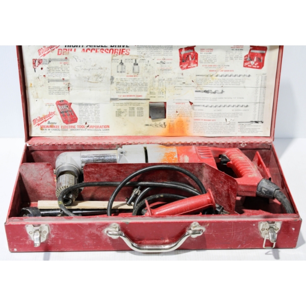 1/2" HEAVY DUTY MILWAUKEE RIGHT ANGLE DRIVE DRILL